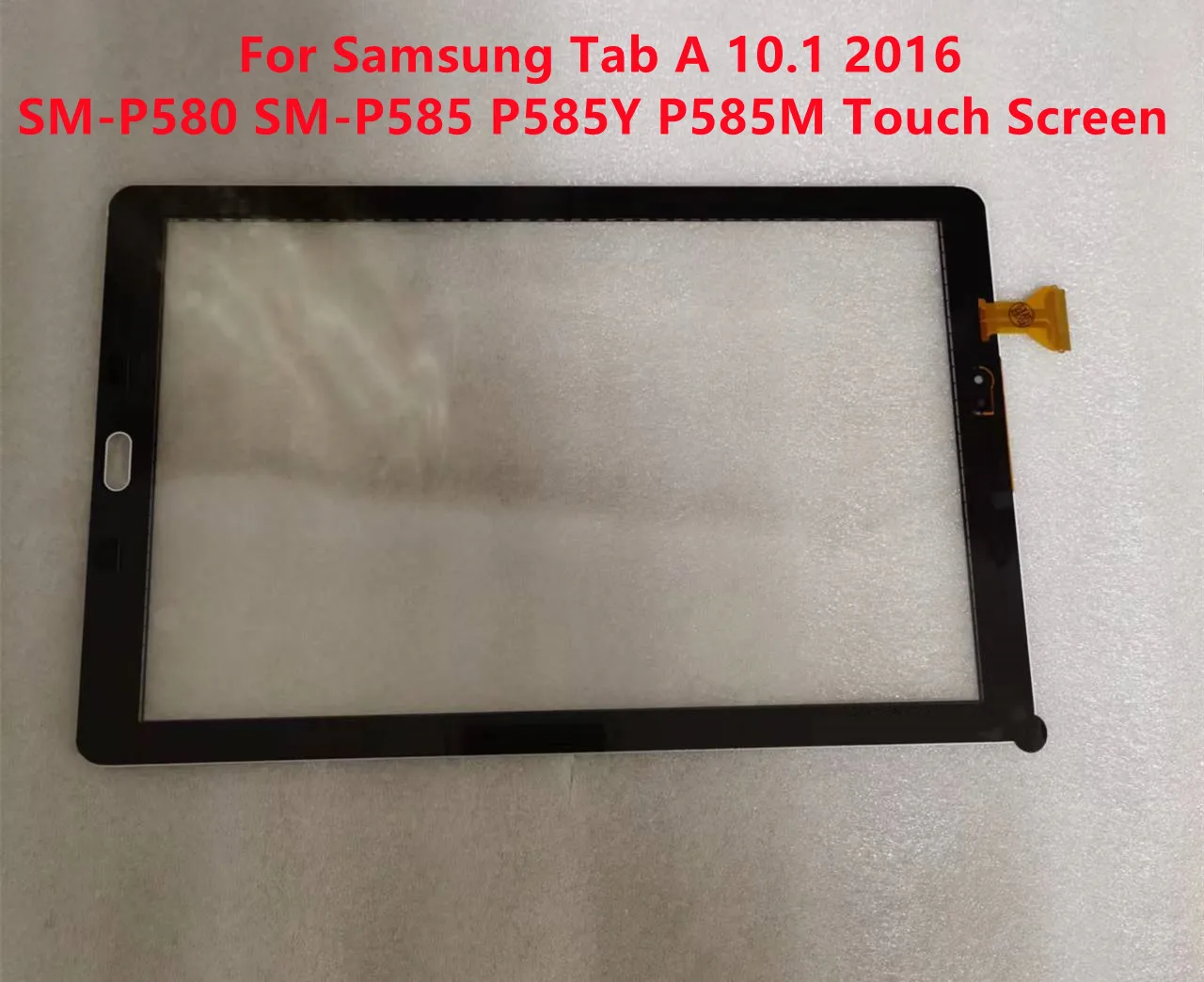 Pantalla táctil de 10,1 "Tab A para Samsung, 10,1, 2016, SM-P580, P585Y, P585M, Panel digitalizador, Sensor de cristal frontal, novedad