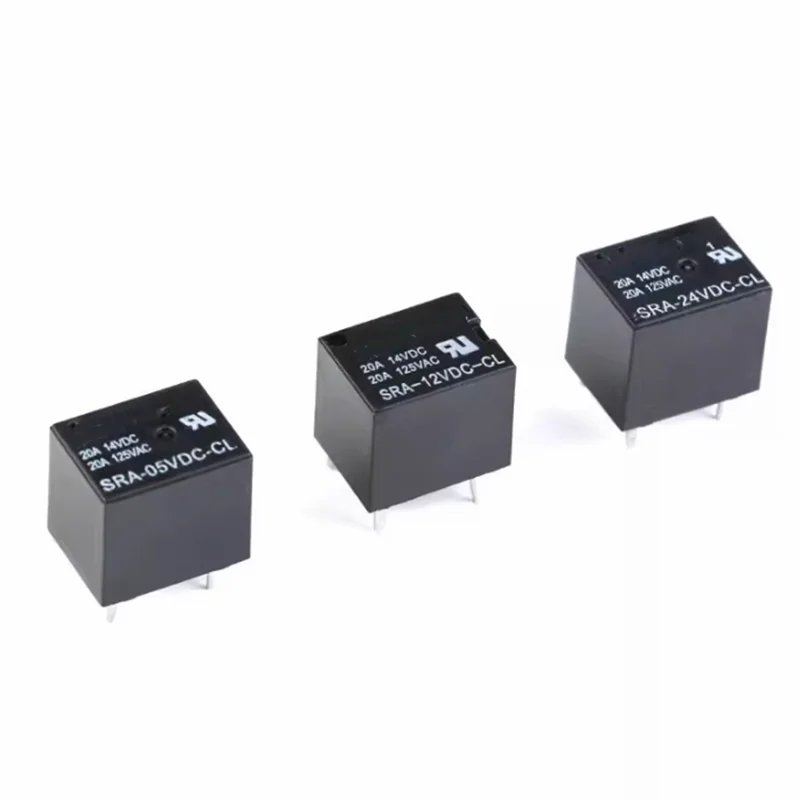 5pcs Power Relay SRA-05VDC-CL SRA-12VDC-CL SRA24VDC-CL 5V 12V 24V 20A 5PIN