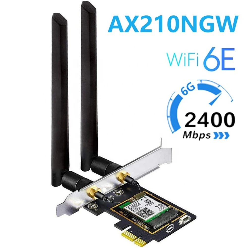 2400Mbps WIFI6 AC3000 2IN1บลูทูธ5.2ต่ำราคา Dual Dand NGFF M.2 Board WiFi6ไร้สายโมดูล Wifi สำหรับแล็ปท็อป PC PCIE Esports