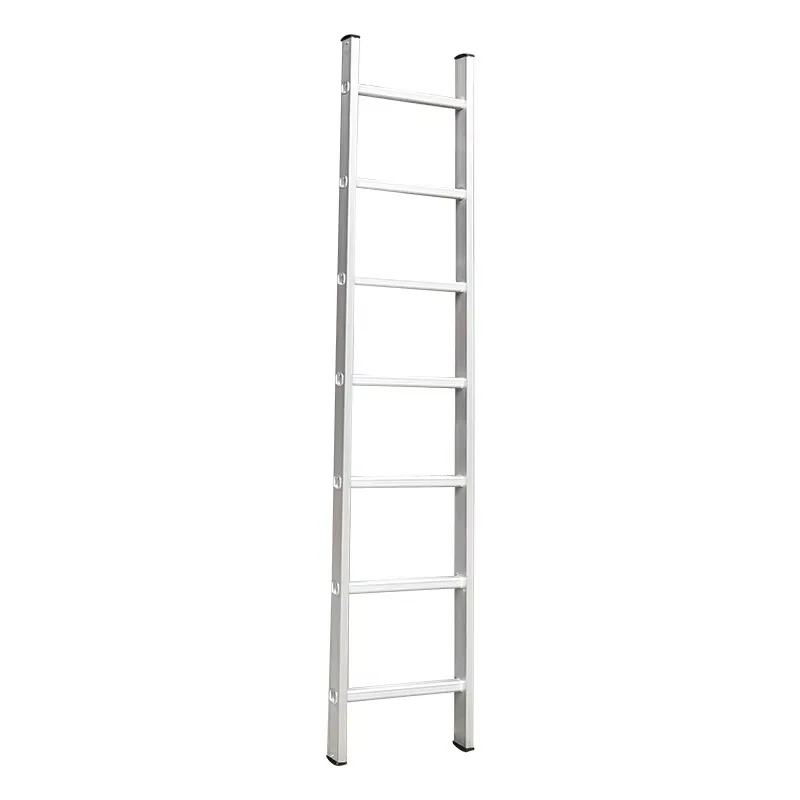 Modern industrial design aluminum single straight telescopic scaffolding ladder