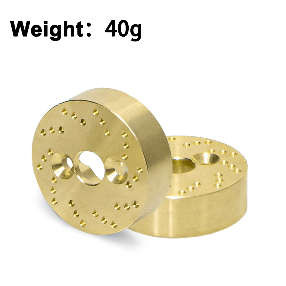 2PCS Brass Front and rear axle counterweight For Traxxas TRX4M 1/18 RC Crawler Car Upgrade Parts OP Accessories