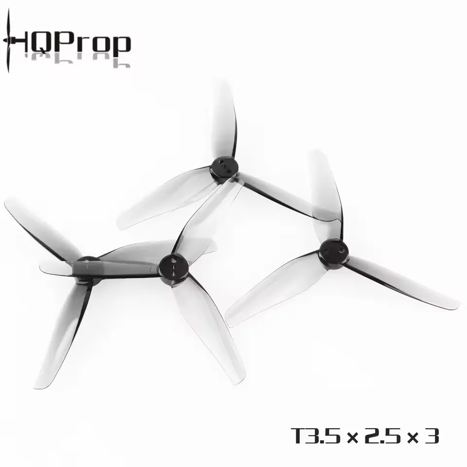 4Pairs HQProp T3,5X2,5X3 3,5 zoll Propeller 3525 1,5mm Welle 3-Blatt Requisiten Für iFlight iH3 RC DIY FPV Racing Drone HQ Prop