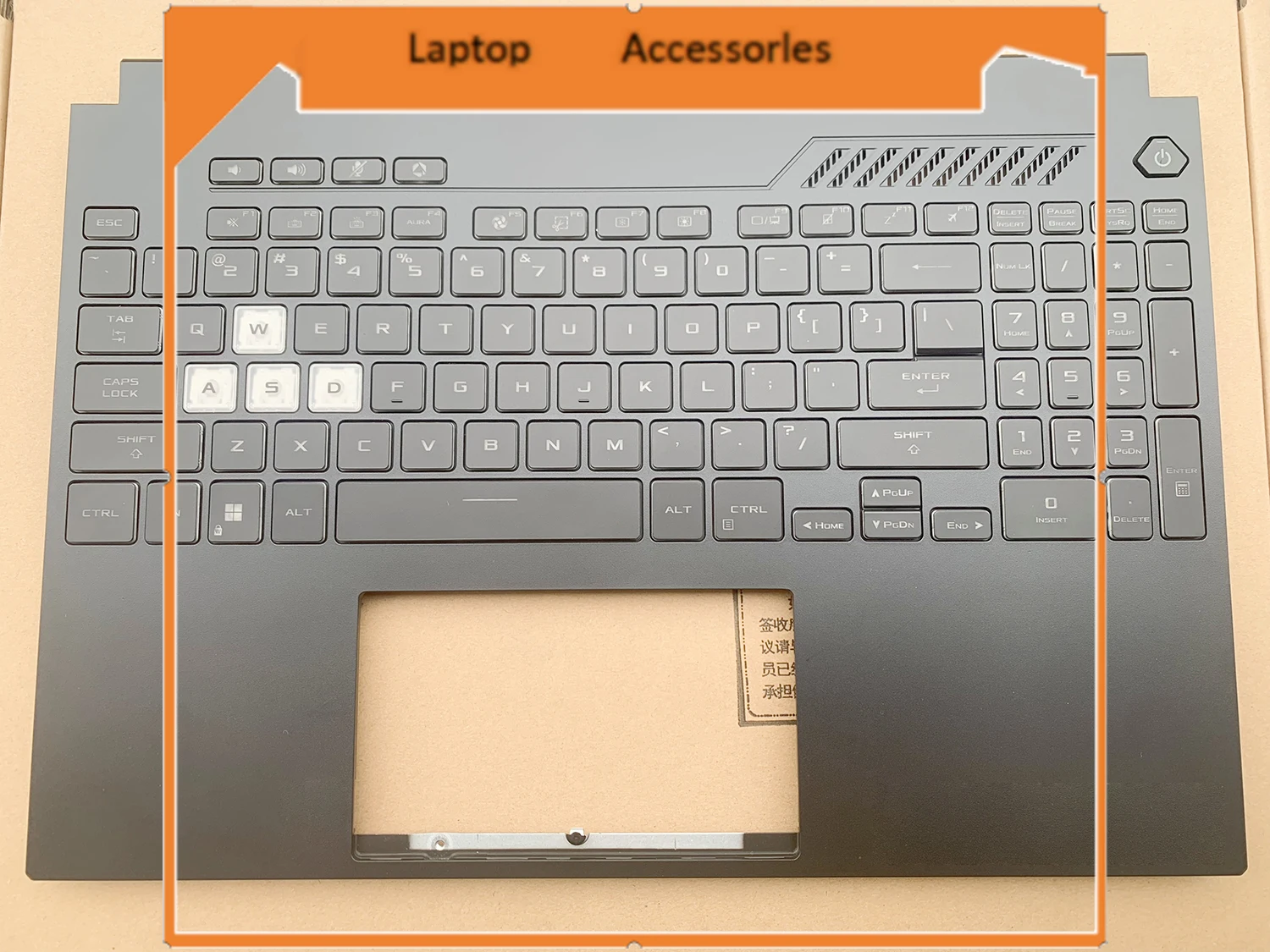 HJ For Asus FX507Z FX517 FA507R Air2022 FX507 F15 laptop upper cover Colorful backlight keyboard palm rest case
