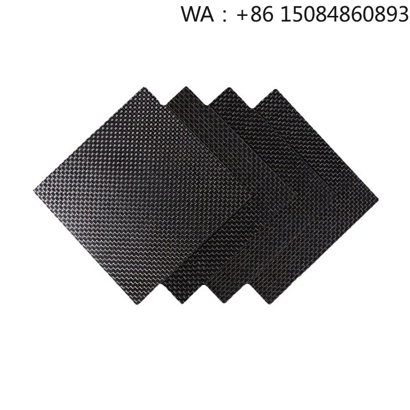 3K random weave full carbon plate, aviation grade lightweight board, custom size for aircraft and industrial DIY machining view 3