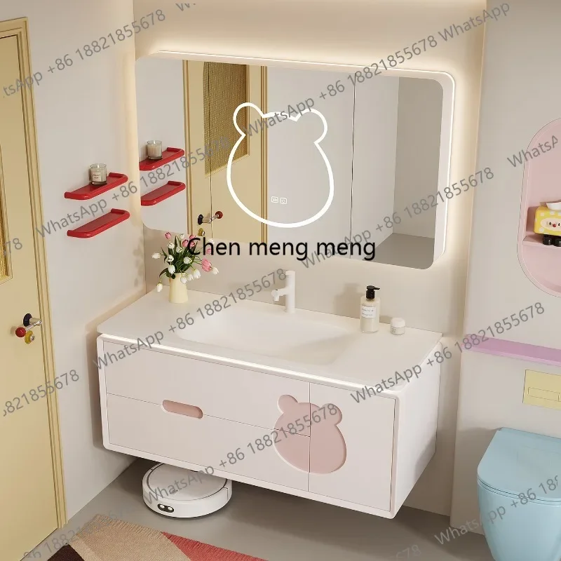 D132 Gadgets Decorations Bathroom Cabinet Skincare Sink Corner Accessories Bathroom Cabinet Vanity Organizer Gabinete Home Furni