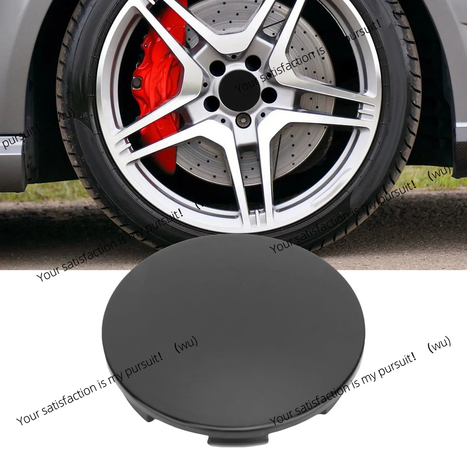 4 rims Hub Cover, Universal Replacement for Hub Cars, 68mm OD, 62mm ID