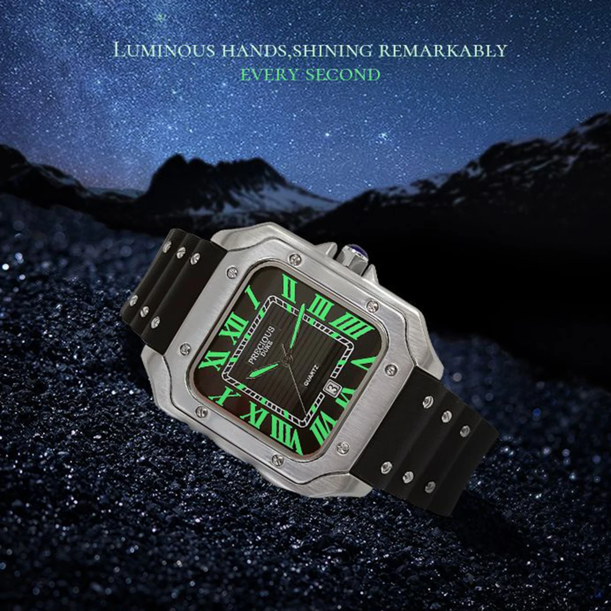 2025 мужские модные роскошные деловые кварцевые часы из нержавеющей стали, водонепроницаемые часы с вечной датой, британские брендовые часы