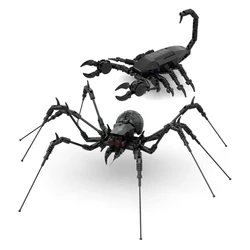 NEW Magical Creepy Spider Araneid Scorpion MOC Building Blocks Model DIY Educational Constuction Toys Children Christmas Gifts