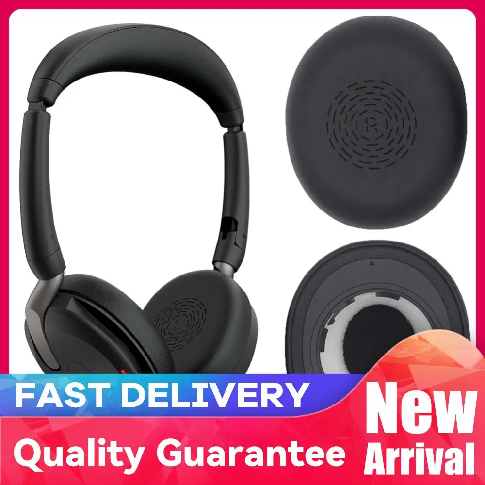 Ersatz-Ohrpolster aus Proteinleder, Ohrmuscheln, Reparaturteile für Jabra Evolve2 65UC/65 Flex Kopfhörer