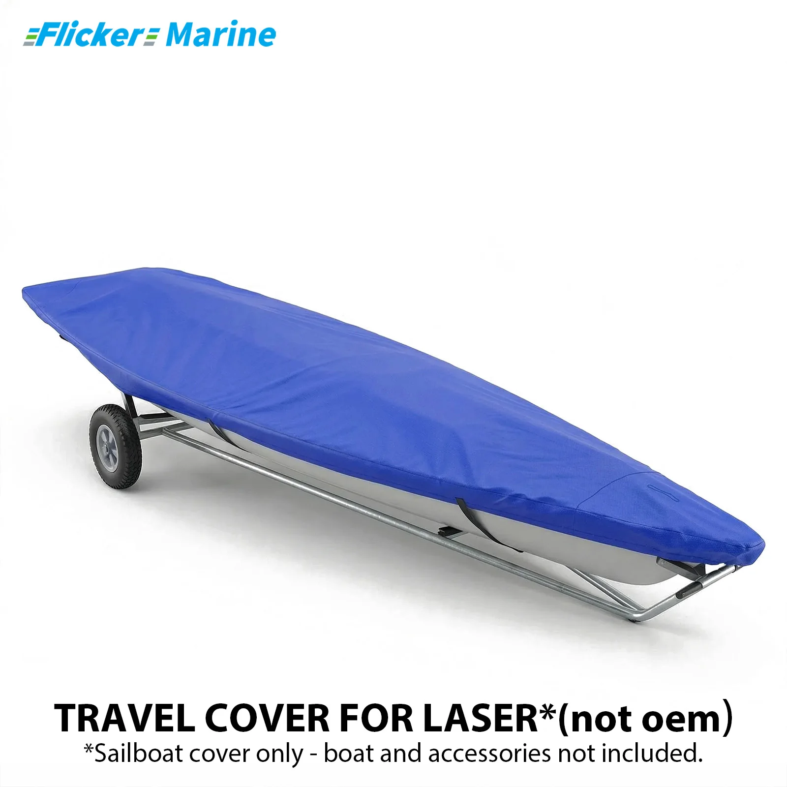 Sailboat Cover for Laser, UV Resistant Dinghy Cover for Laser Class Sailboat, Marine Grade Tear-Resistant Polyester, Secure Adju