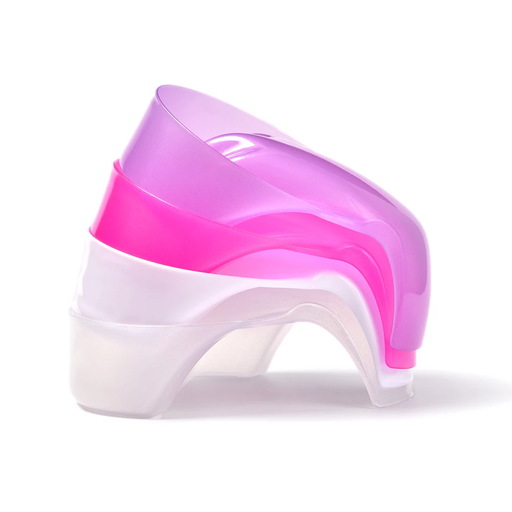 Nail Art Hand Wash Remover Soak Bowls KADS Professional Plastic White DIY Salon Nail Spa Bath Treatment Manicure Tools