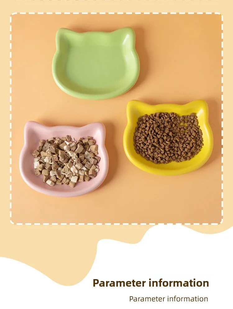 4-Farbige Haustiernapf-Set: Futternapf, Snack- und Gefrierfutterteller für Zwergkatzen – Premium Anti-Schwarz-Nasen-Teller für den Heimgebrauch – Detail 8