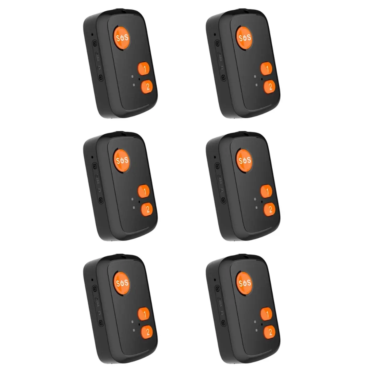 BaoBao- 6X GPS + Beidou Tracker RF-V51 WIFI Compatible con 4G LTE/3G WCDMA/2G GSM SOS Alarma Seguimiento de voz bidireccional(A)