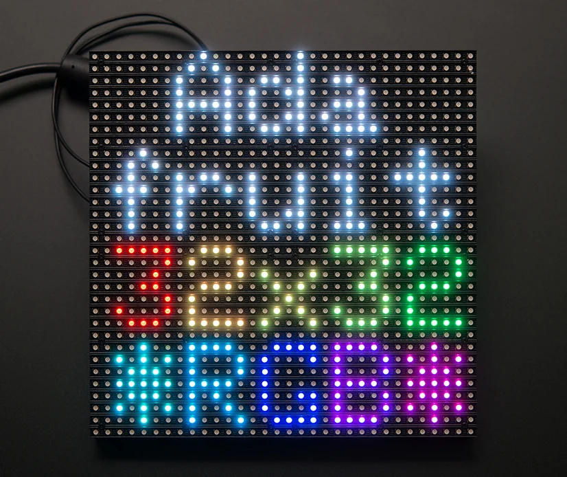 1484 RGB LED Matrix Panel 32x32 LED Displays & Accessories Development Tools