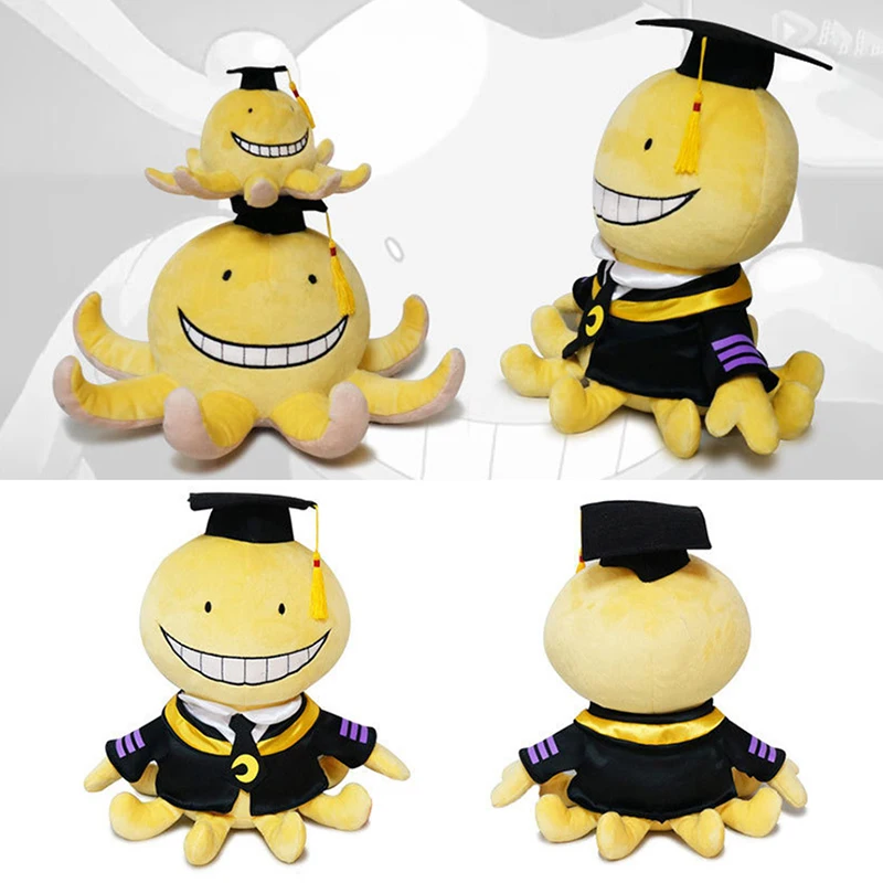Anime pulpo Peluche juguete Korosensei Koro Sensei maestro muñecos de Peluche asesinato de dibujos animados Peluche almohada aula Peluche regalo