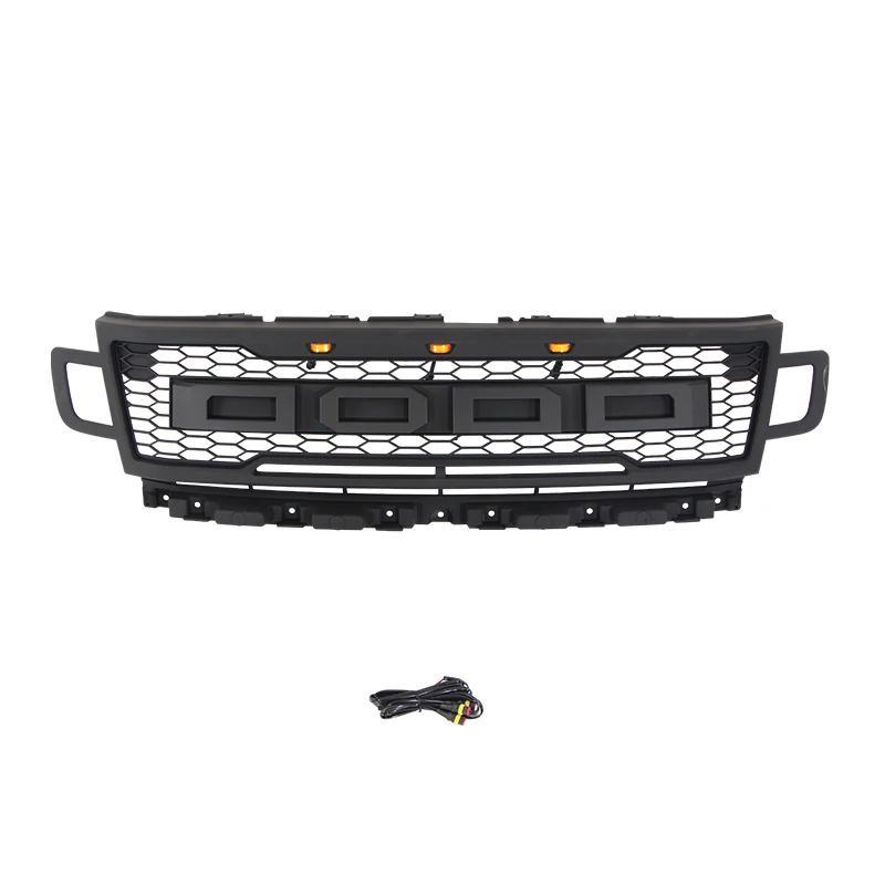 2019 2020 Black Raptor Front Hood Bumper Grill Grille Fit For Expedition