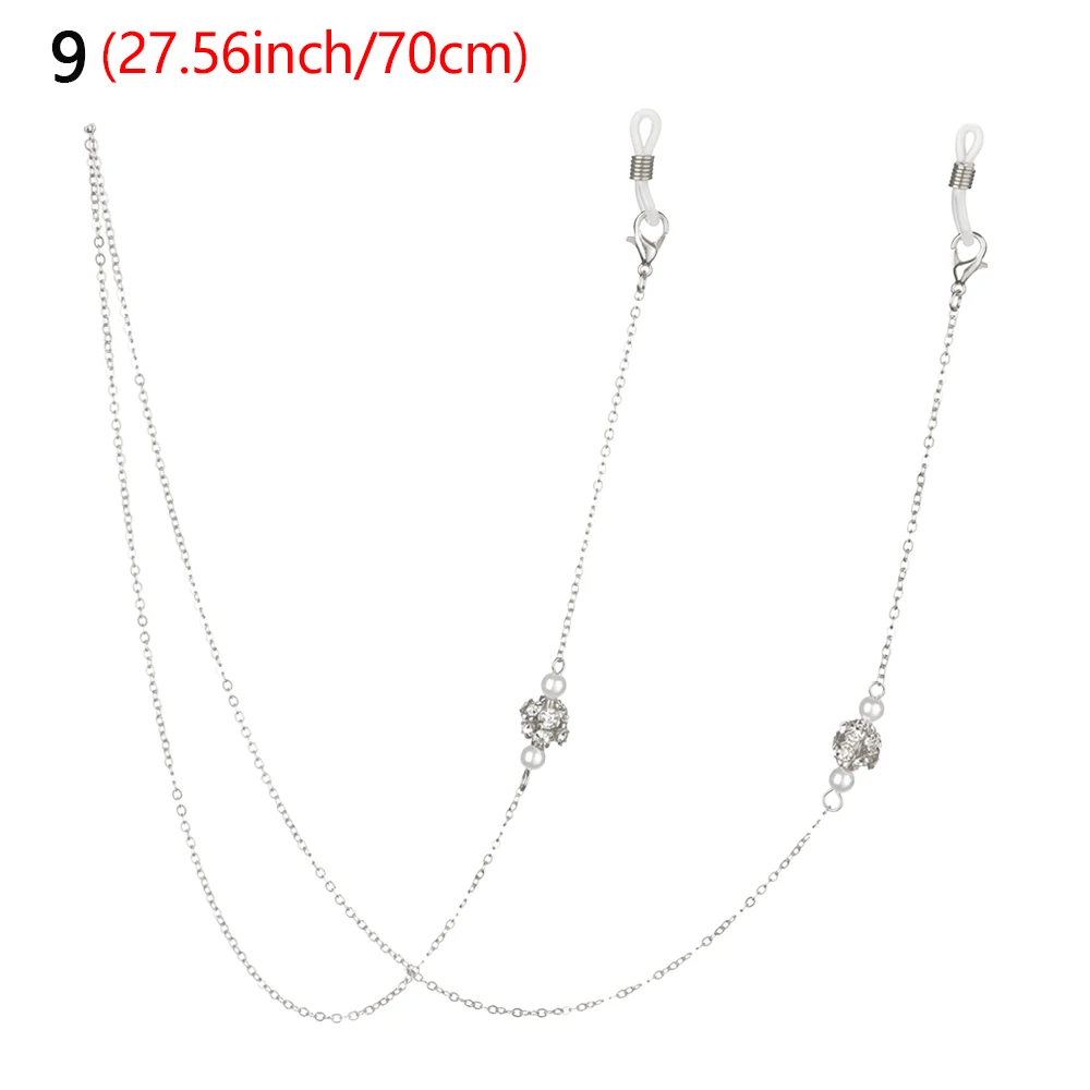 Outdoor Sports Metal  Glasses Chain Holder Sunglasses Lanyard Glasses Holder Strap Eyewear Braid