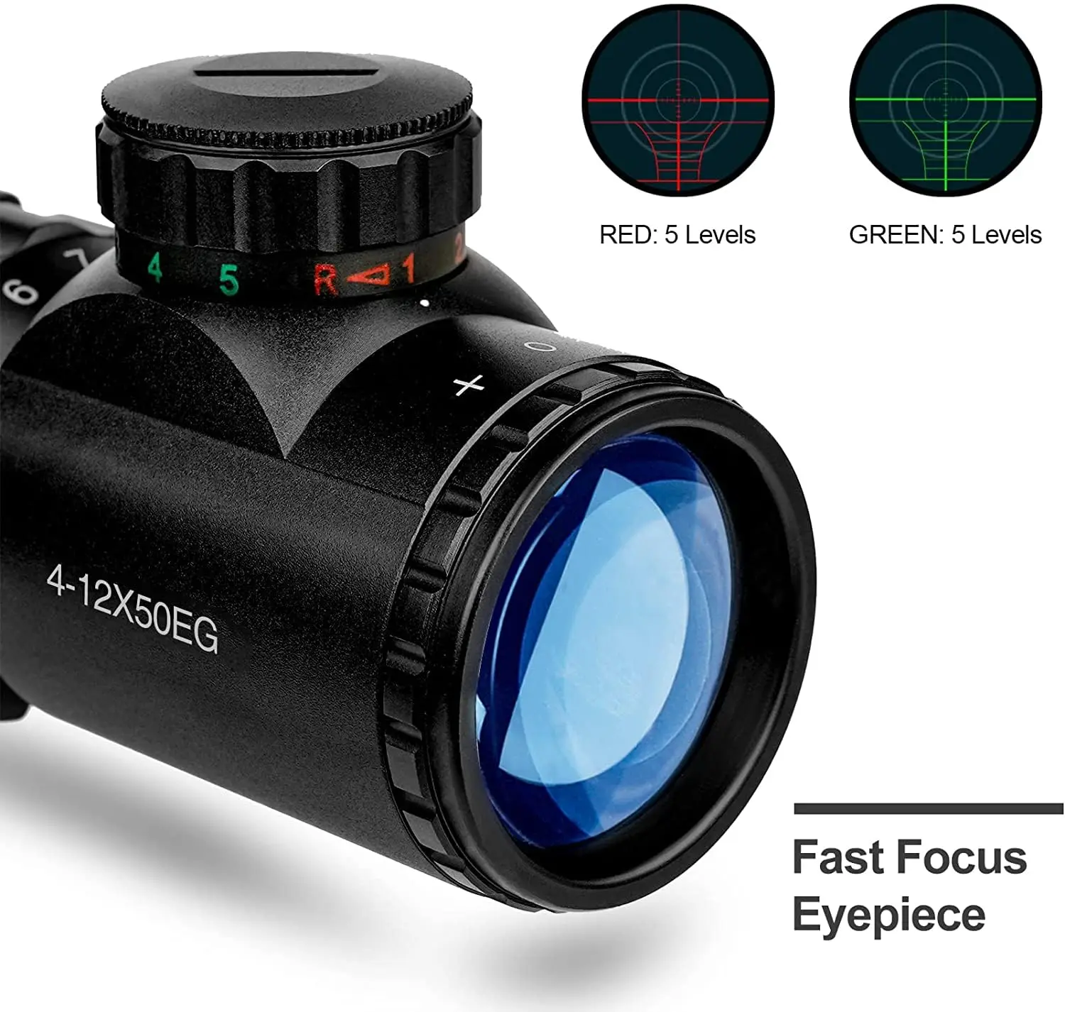 

Airsoft Rifle Scope Combo 4-12x50EG Optics & Laser Sight & 4 Holographic Reticle Red Dot Sight With Scope Mount For Picatinny
