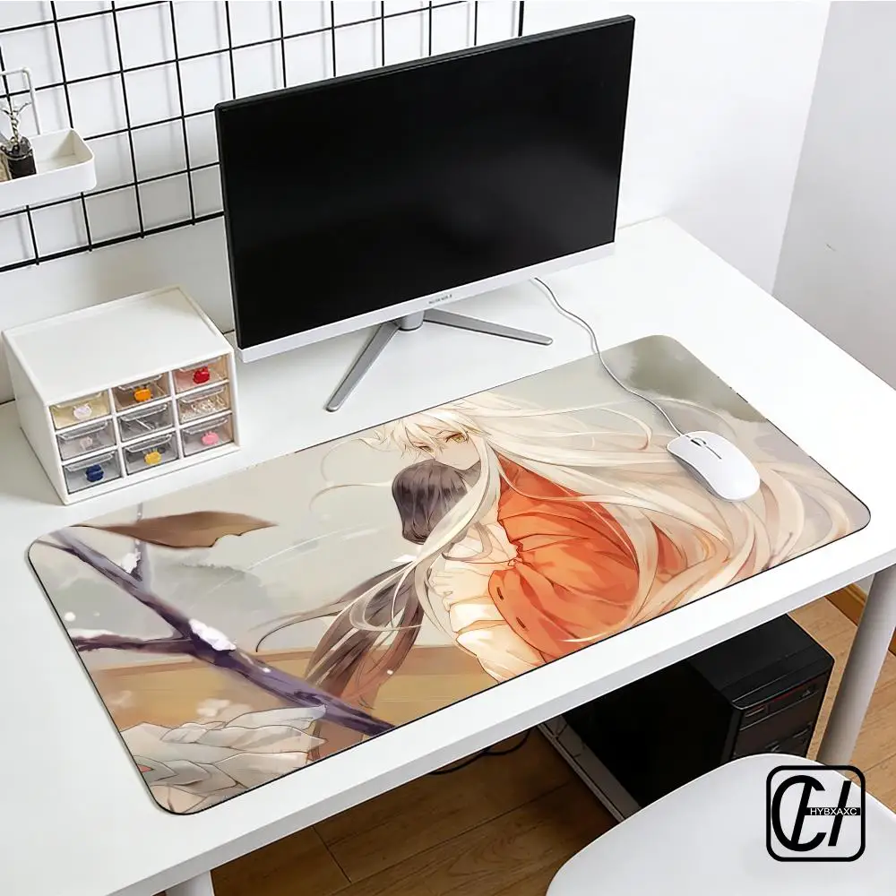 Anime I-Inuyasha Mouse Pad E-sports Gaming Mouse Pad Oversize Personalized Desk Pad Keyboard Mouse Pad Carpet XAXC