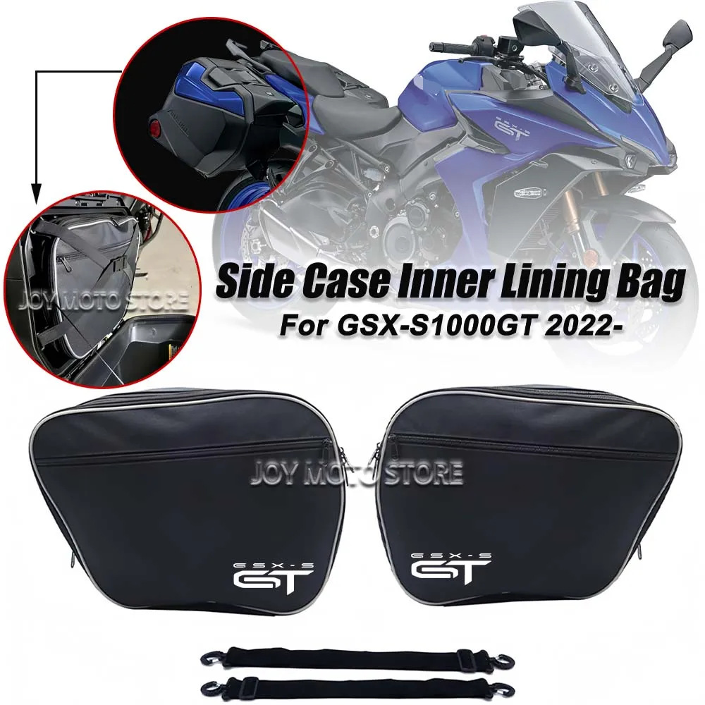 

Для GSX S1000GT GSX s1000gt 2022-боковый чехол для мотоцикла, сумка с внутренней подкладкой, сумка для багажа, седельная сумка