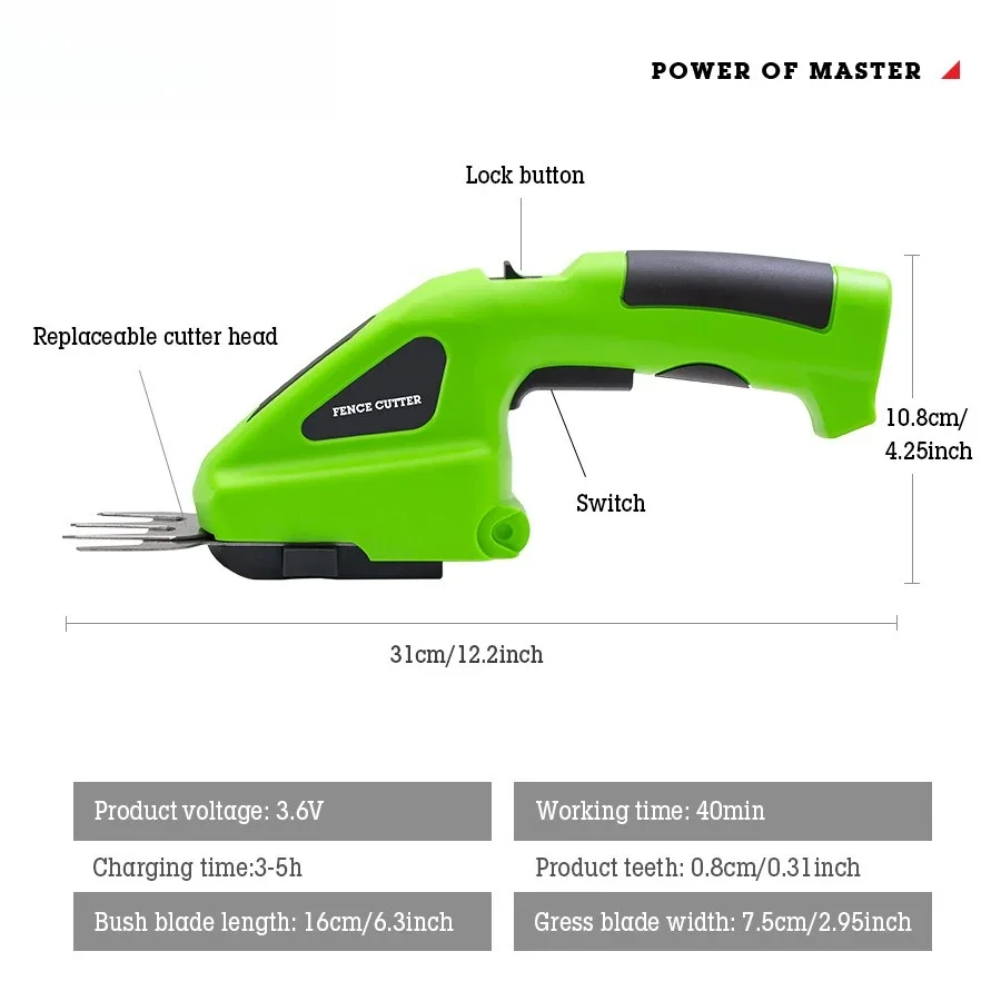 Brushless Extended Garden Lawn Mowing Tool Set High Power Lithium Battery Hedge Accessories NEW