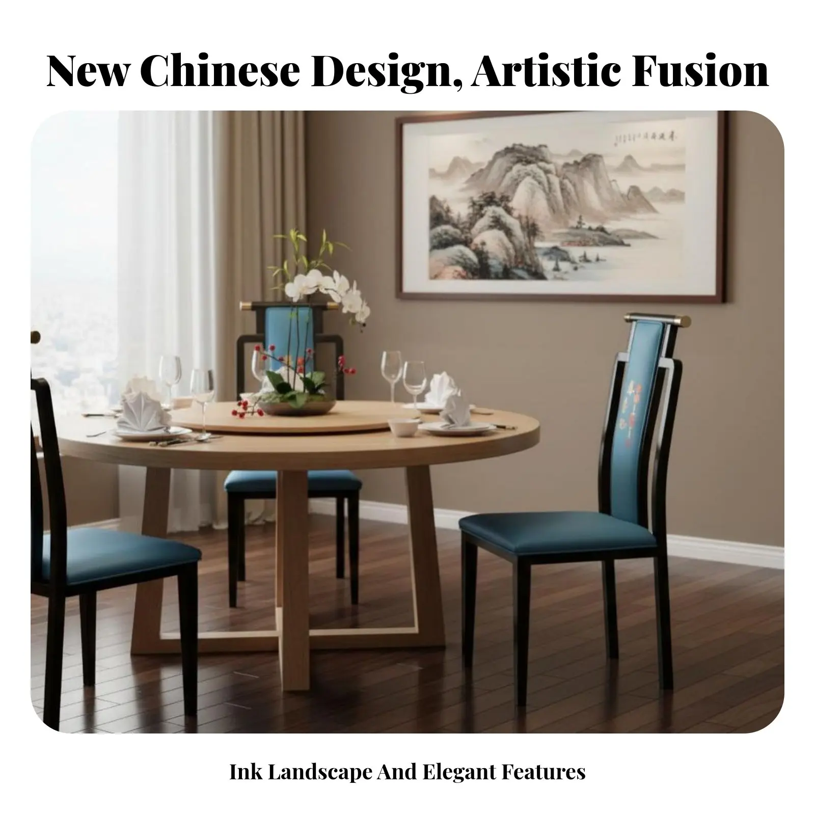 

Стул без подлокотников с высокой спинкой в новом китайском стиле, с поддержкой позвоночника, устойчивый и прочный, универсальный дизайн для частных клубов, кафе