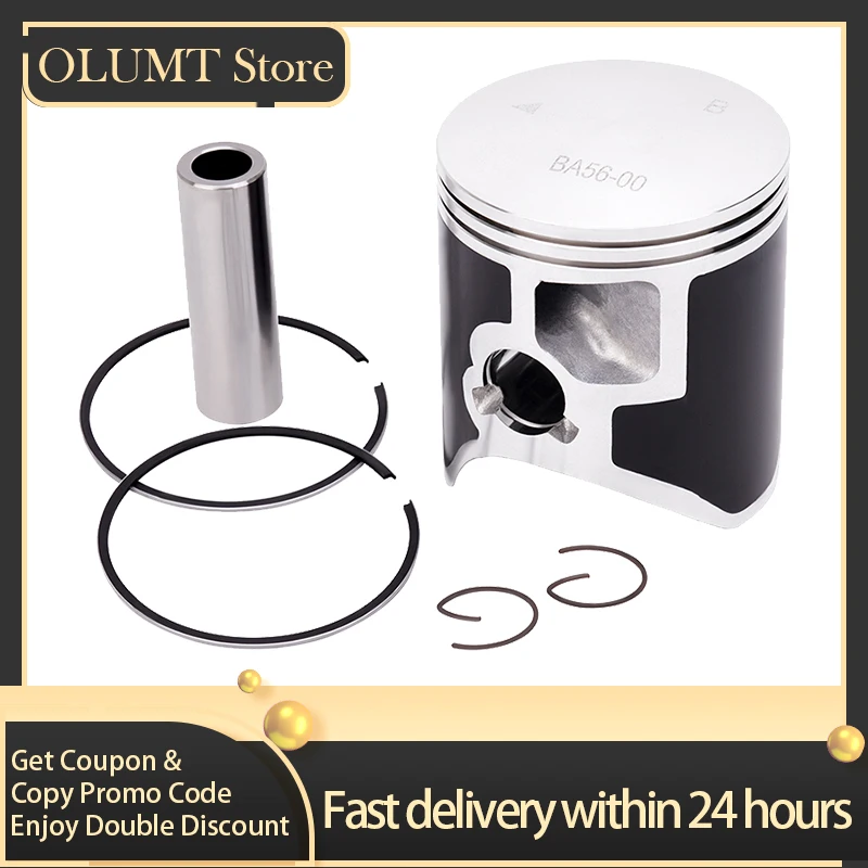 Motorcycle Part Piston Rings Kit Bore Size 66.4mm For Gas Gas EC EX MC TE TC 250 250i SX SXS XC-W EC250 EX250 MC250 TE250 TC250