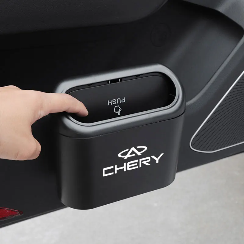 Car Hanging Storage Box ABS Pressing Type Trash Car Accessories For Chery Tiggo 2 3 4 7 8 Pro QQ Iq Fulwin Blossom Fulwin Arrizo