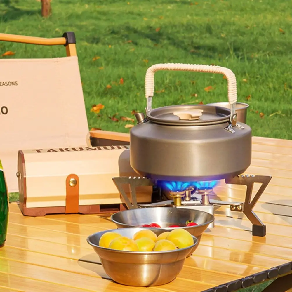 

Cookware 6500W Outdoor Cassette Stove High Power Compact Folding Gas Stove Portable Lightweight Gas Fondue Cooker Travel