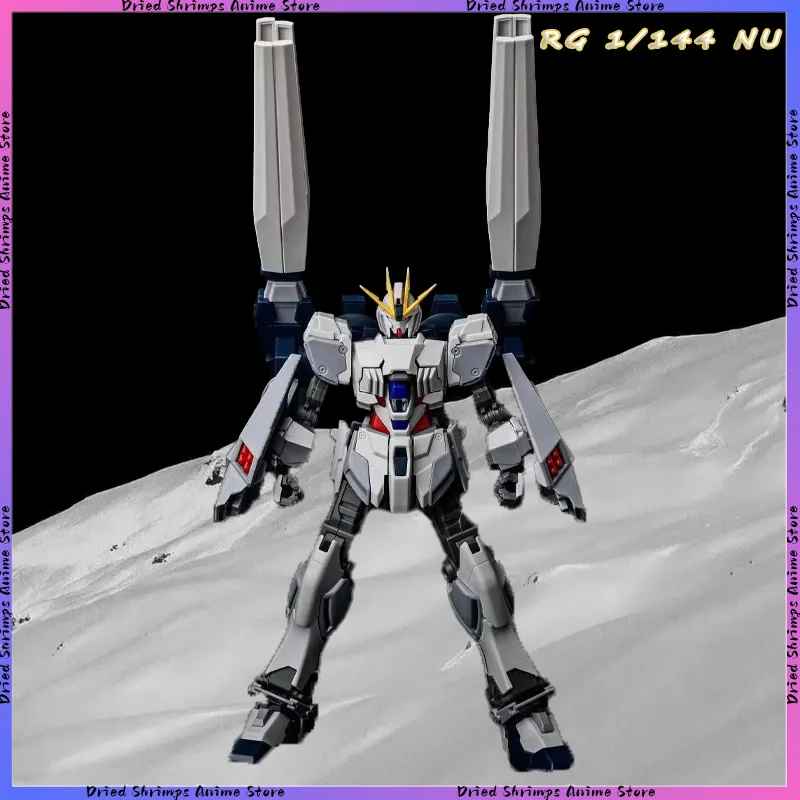 

RG 1/144 Nu Titanium Alloy Electroplating Version Articulated Action Figures With Water Stickers Assembly Model Kit Boy Toy Gift