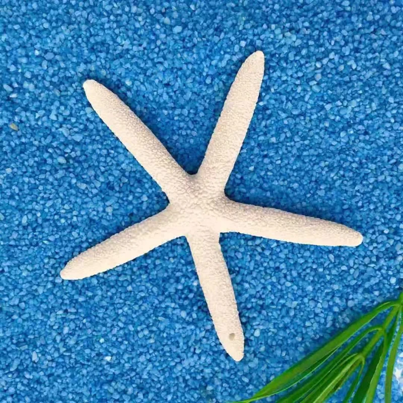 6 Pcs Resin Starfish Mediterranean Style Fish Tank Decoration Ornaments for Fish Tanks