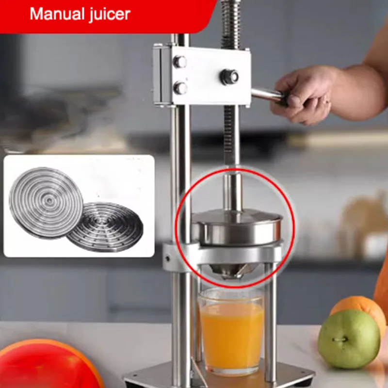 Stainless Steel Labor Saving Dual-mode Manual Juicer Commercial Watermelon Juicer Orange Juice