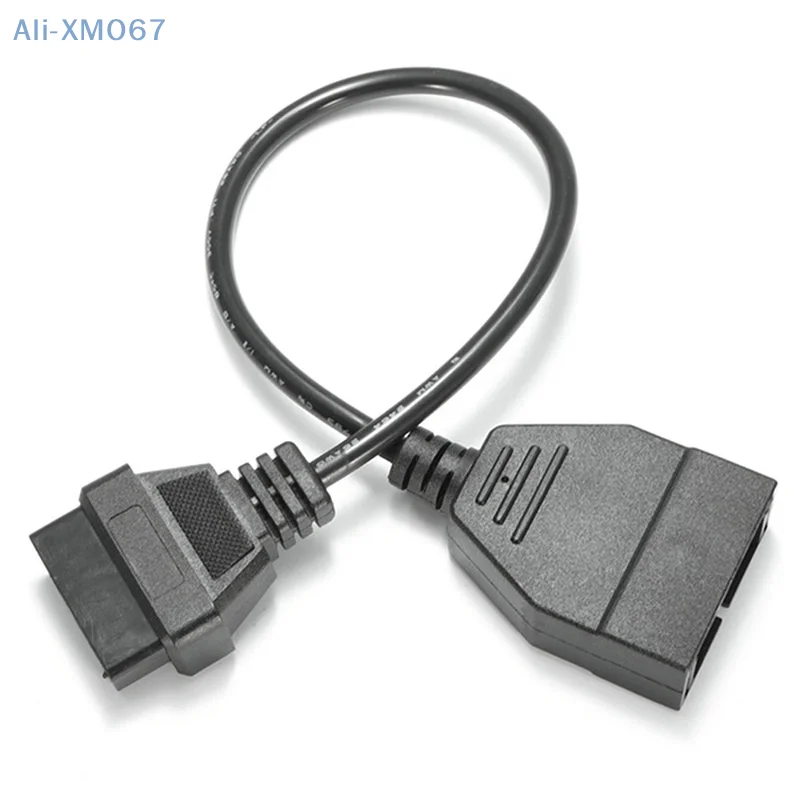 GM 12 Pin To OBDI OBDII 16 Pin Connector Adapter Car Motor Diagnostic Tool Cable