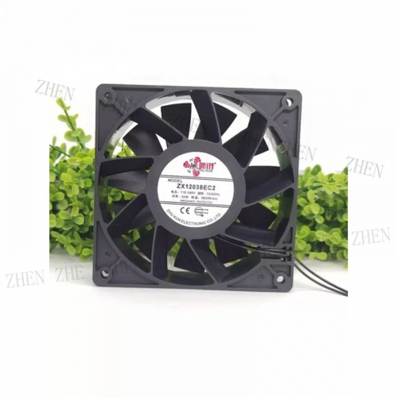 

Y 1PCS ZX12038EC2 12038 110V-240V 0.11A 24W FOR Cooling Fan