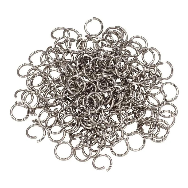 

100pcs 7x0.8 mm SEASHA (316L) Stainless Steel Metal Open Jump Split Rings Jewelry Findings for DIY Jewelry Making Finding