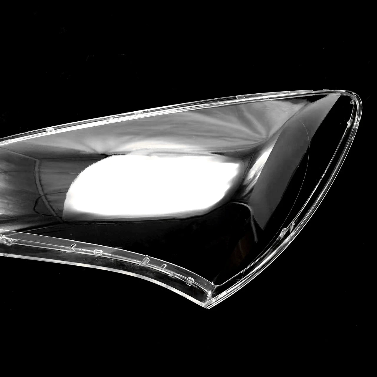 For Hyundai Rohens Coupe 2009 2010 Left Headlight Shell Lamp Shade Transparent Lens Cover Headlight