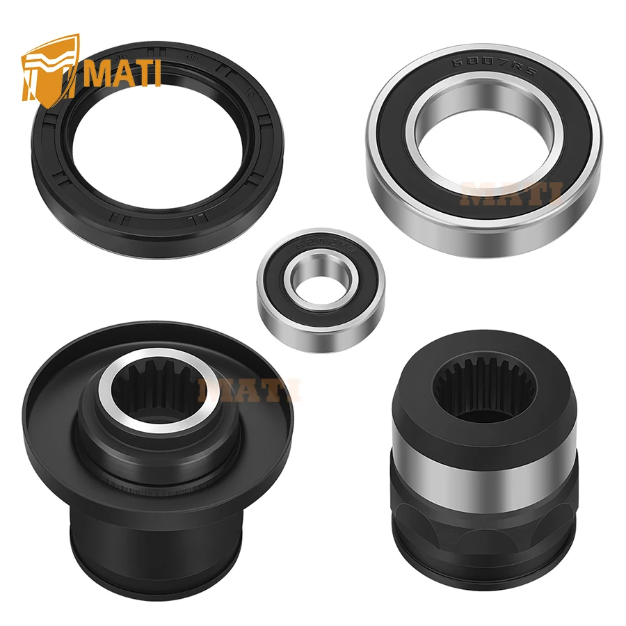 Front Differential Drive Shaft Coupler w/ Bearing Seal Kit For Yamaha Grizzly 660 4x4 YFM660F 2003-2008 5KM-45593-00-00
