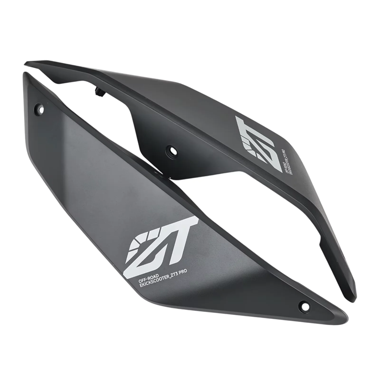 Carcasa decorativa delantera para Scooter Eléctrico Segway ZT3 Pro, cubierta protectora interior exterior gris
