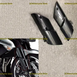 Carbon Fiber Coating Motorcycle Front Side Fender Fork Cover Fairing Fit for KAWASAKI Z1000 2010 2011 2012 2013