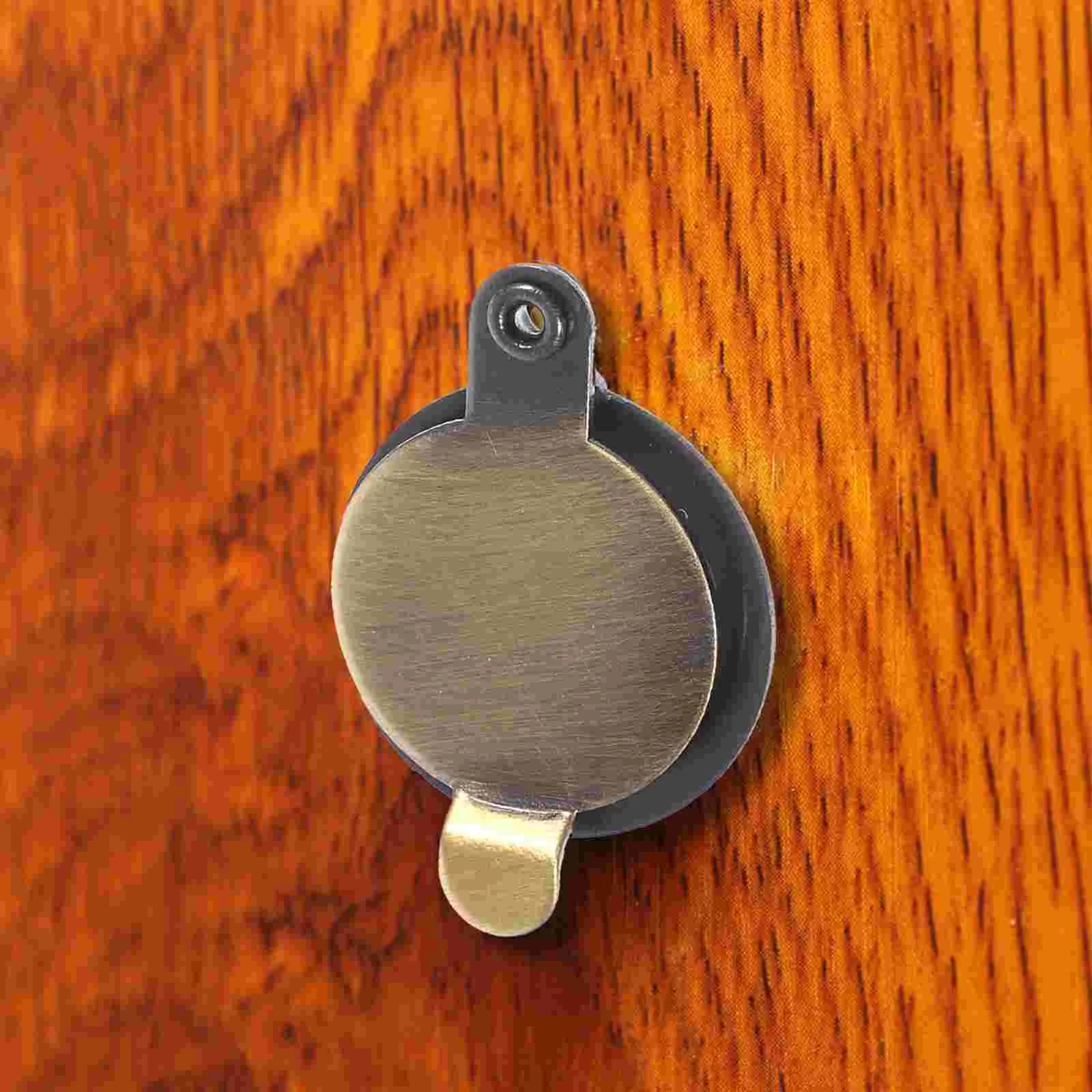 2 pezzi Cat Eye Back Cover Piece Peep Hole Covers appartamento Peephole piastra in rame