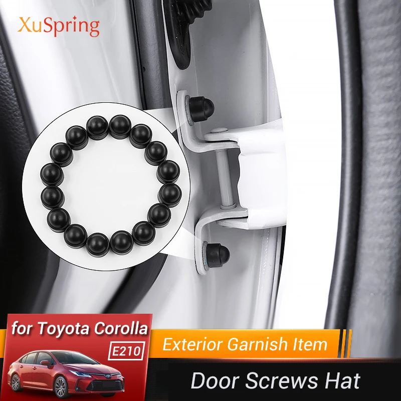 16pcs Car Door Screws Cover Caps Protective Hat Accessories for Toyota Corolla 2019 2020 2021 2022 2023 E210 12th