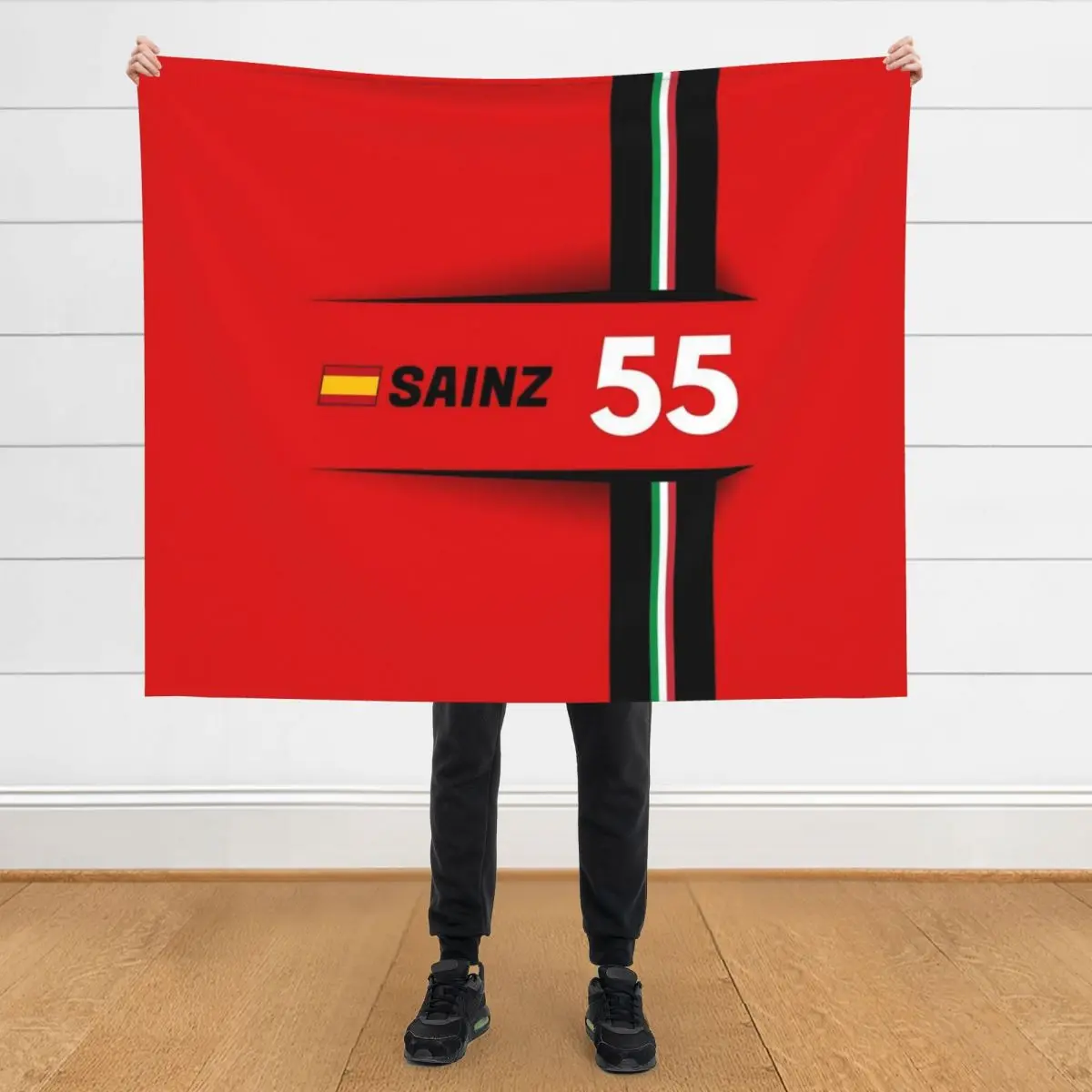 

F1 2023 - #55 Sainz Throw Blanket Luxury Thicken Comforter Large Sofa Throw Blankets