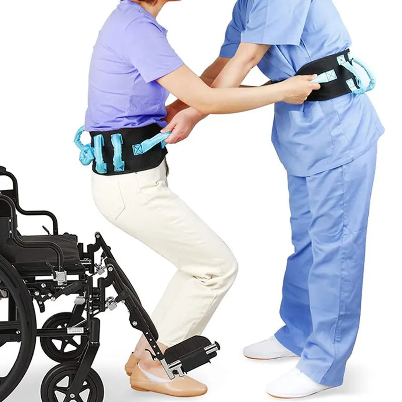 

Transfer and relocate repositioning belt For nursing use Bedridden elderly standing aid Double-handle Buckle design design