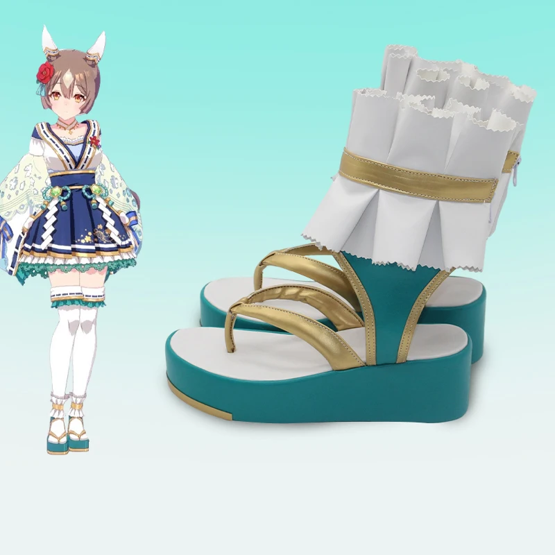 Game Pretty Derby Satono Diamond Cosplay Schoenen Laarzen Dia-chan Voor Hallowmas Party Volwassen Vrouwen Mannen