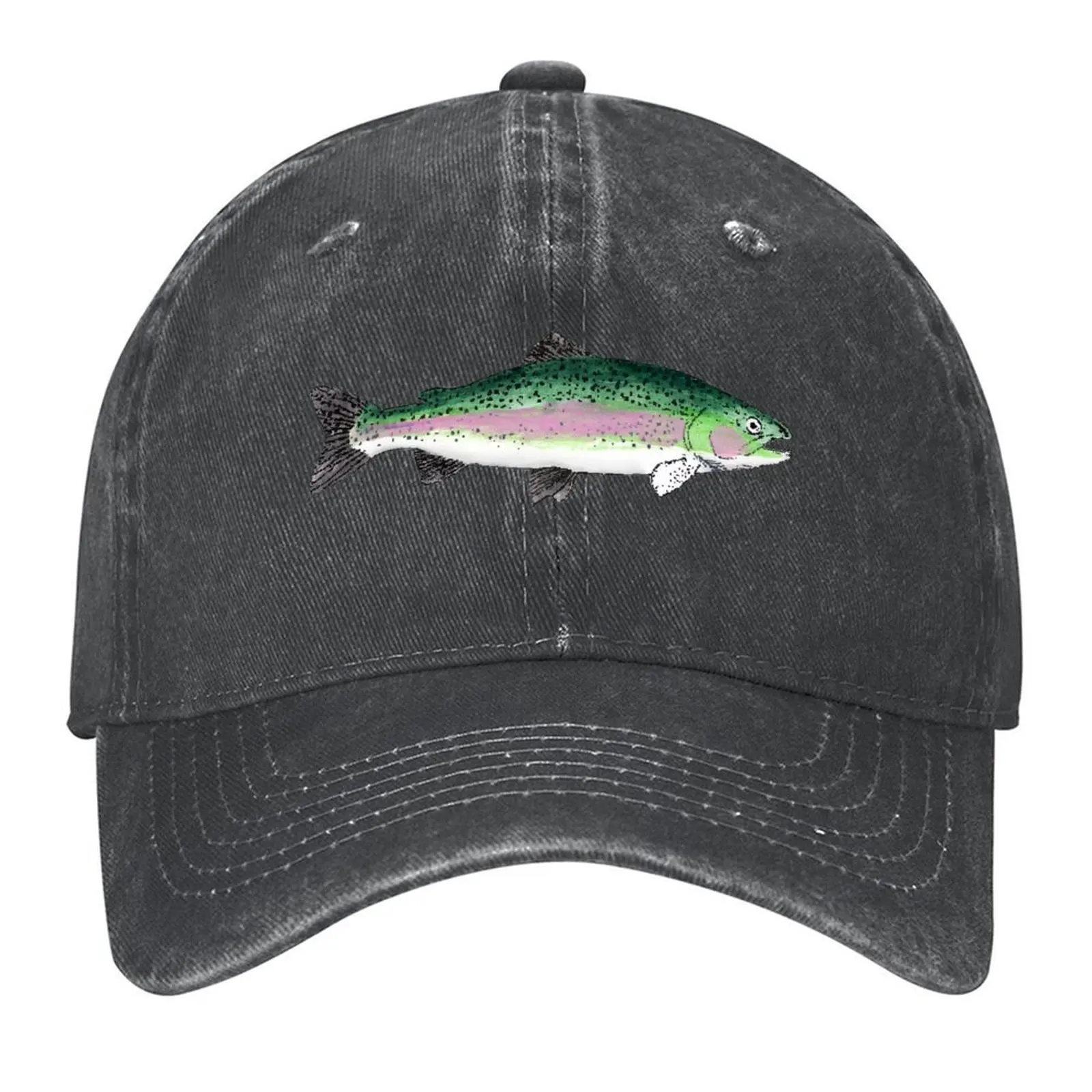 

Rainbow Trout Baseball Cap sailor cap for men Sun Hat For Children Luxury Hat Custom Cap Women's Beach Visor Men's