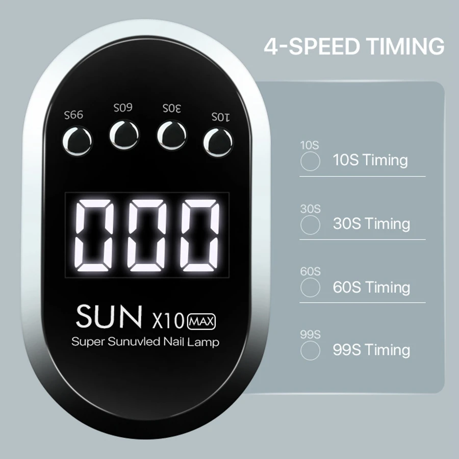 280W Led Uv Nageldrooglamp 66 Kralen Lamp Voor Manicure Met Bewegingsdetectie Grote Ruimte Voor Snel Uithardende Gellak En Thuisgebruik