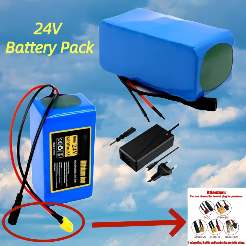 

24V 80Ah 7S3P 18650 Li-ion Rechargeable Battery – Multi-Purpose for Scooter, Wheelchair, Golf Cart & DIY Fish Finder