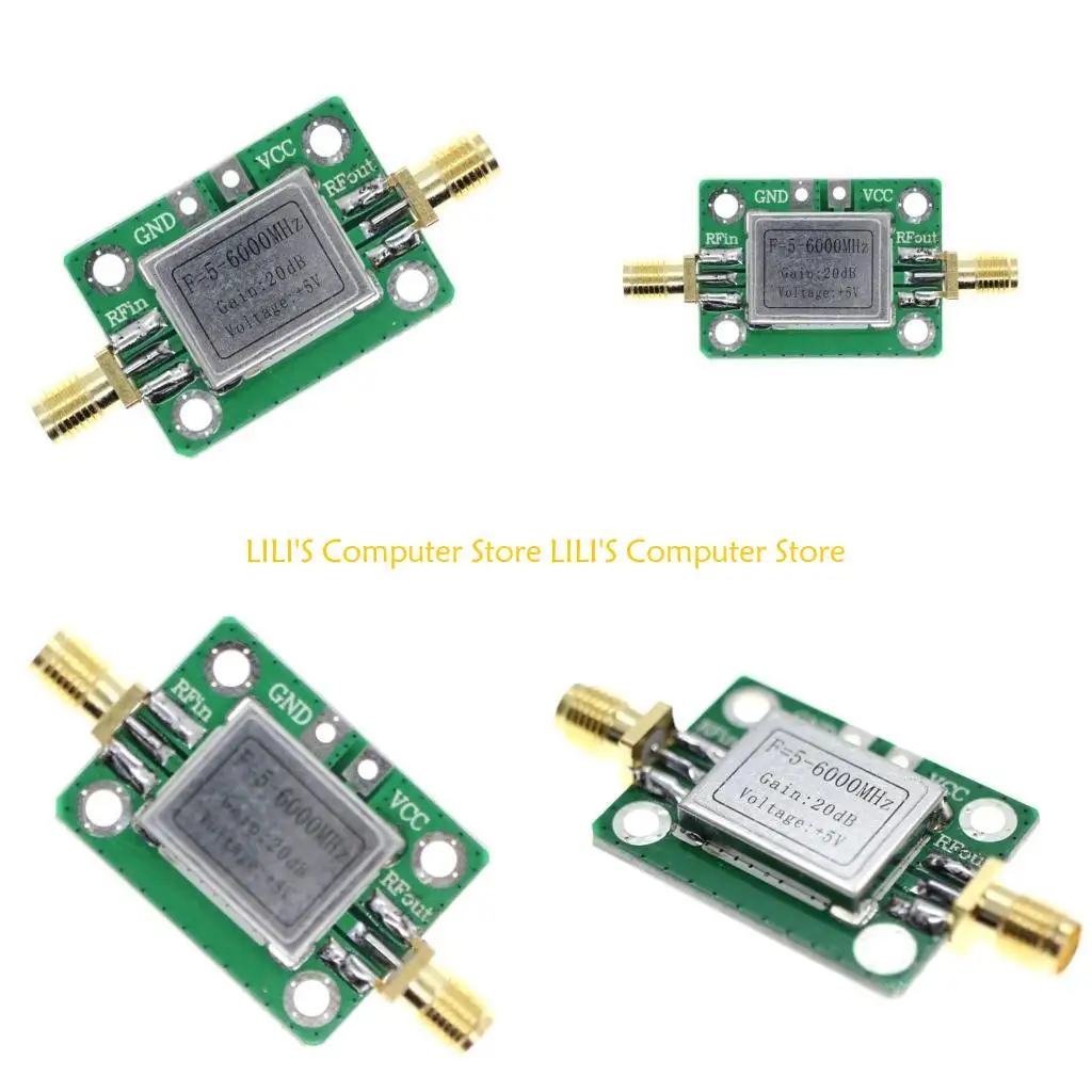 

A52B 5M-6ГГц широкополосный модуль усилителя радиочастот с высоким коэффициентом усиления 20 дБ с низким уровнем шума для с