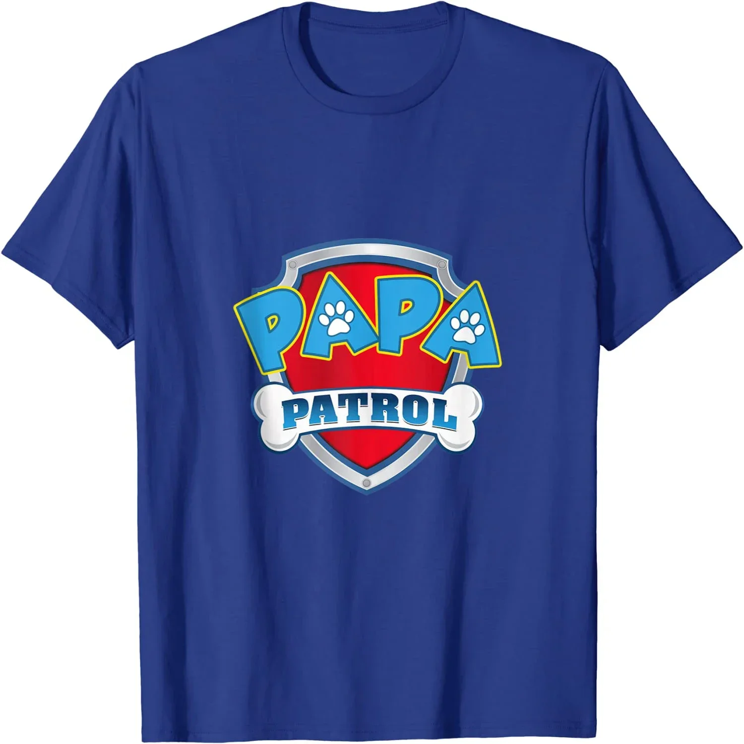 Camiseta Funny Paw Patrol Manga Curta 100% Algodão, O Decote, Casual, Cão, Mãe, Pai, Presente de Aniversário, Novo, Tamanho S-5XL, Verão