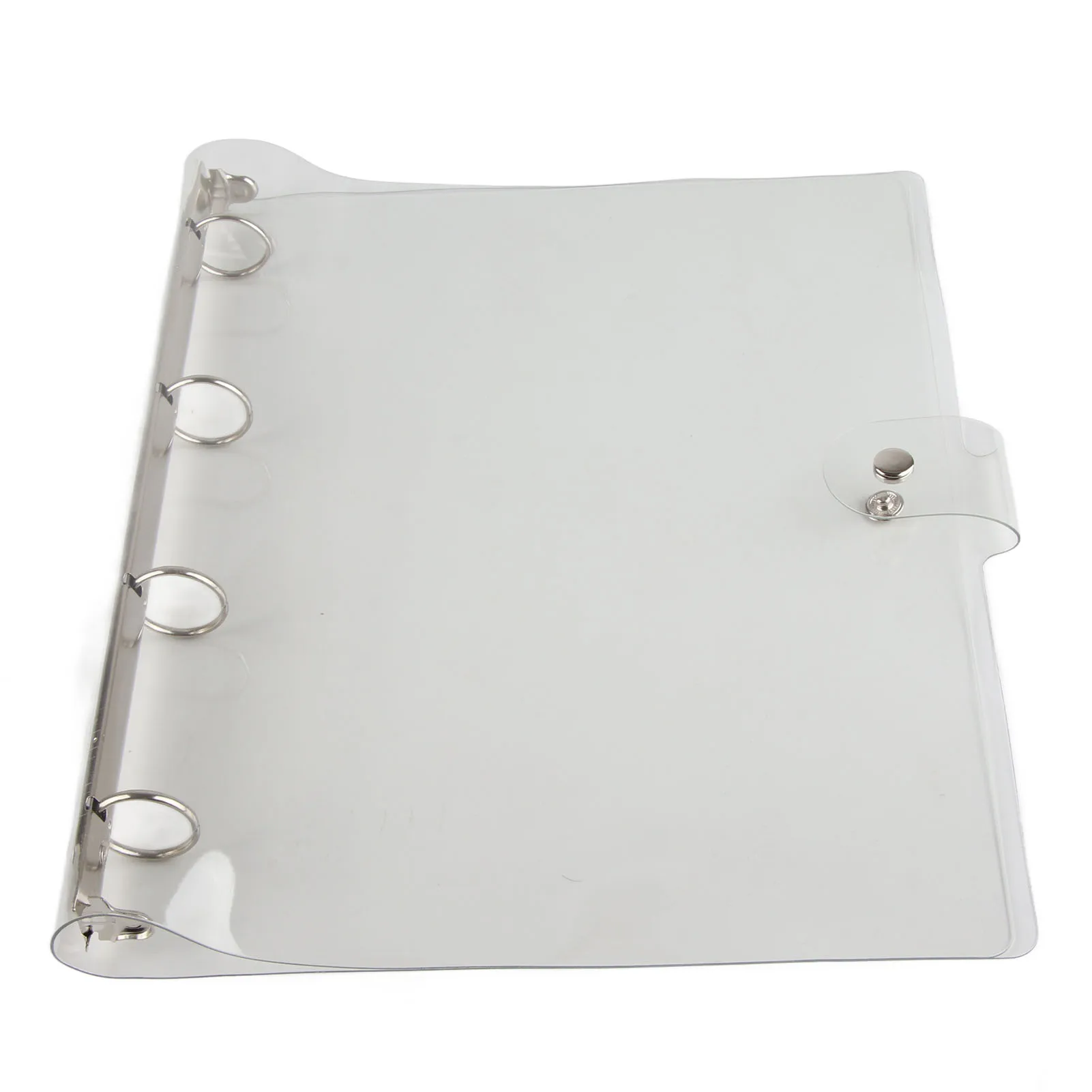 Transparent Binder Cover Snap Design Wear Resistant Eco Friendly PVC Binder For Home School Office